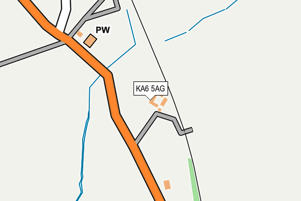 KA6 5AG map - OS OpenMap – Local (Ordnance Survey)