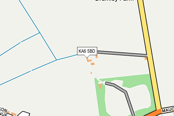 KA6 5BD map - OS OpenMap – Local (Ordnance Survey)