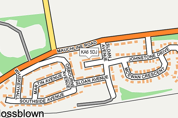 KA6 5DJ map - OS OpenMap – Local (Ordnance Survey)