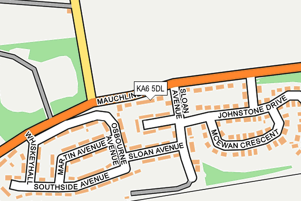 KA6 5DL map - OS OpenMap – Local (Ordnance Survey)