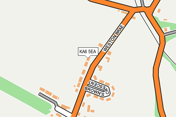 KA6 5EA map - OS OpenMap – Local (Ordnance Survey)