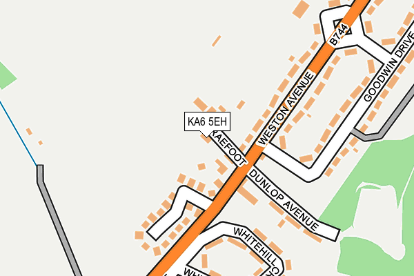 KA6 5EH map - OS OpenMap – Local (Ordnance Survey)