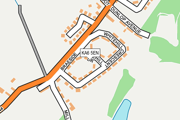 KA6 5EN map - OS OpenMap – Local (Ordnance Survey)