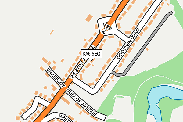 KA6 5EQ map - OS OpenMap – Local (Ordnance Survey)