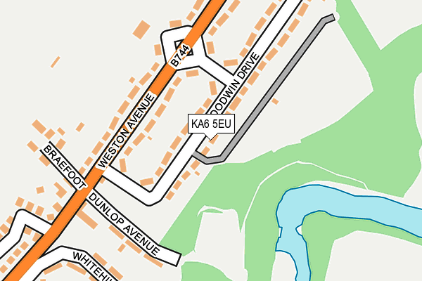KA6 5EU map - OS OpenMap – Local (Ordnance Survey)