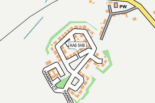 KA6 5HB map - OS OpenMap – Local (Ordnance Survey)