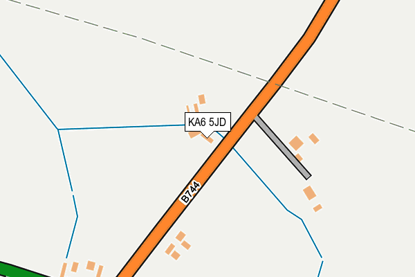 KA6 5JD map - OS OpenMap – Local (Ordnance Survey)