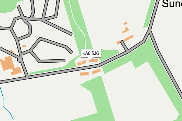 KA6 5JG map - OS OpenMap – Local (Ordnance Survey)