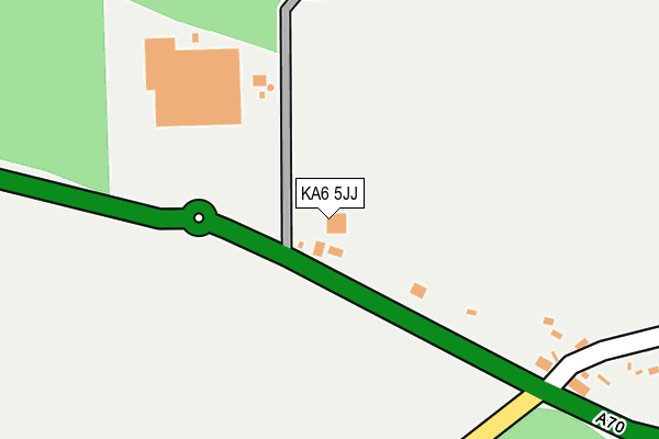 KA6 5JJ map - OS OpenMap – Local (Ordnance Survey)