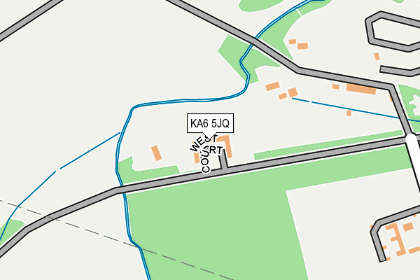 KA6 5JQ map - OS OpenMap – Local (Ordnance Survey)