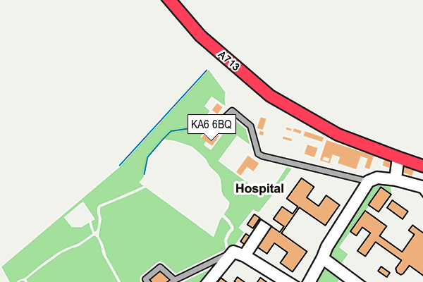 KA6 6BQ map - OS OpenMap – Local (Ordnance Survey)