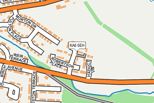 KA6 6EH map - OS OpenMap – Local (Ordnance Survey)
