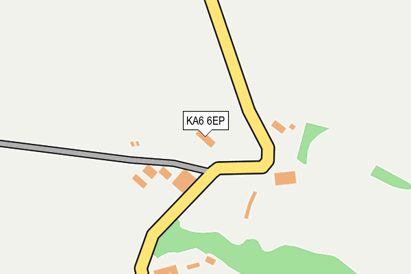 KA6 6EP map - OS OpenMap – Local (Ordnance Survey)