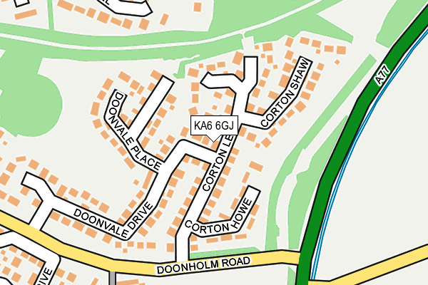 KA6 6GJ map - OS OpenMap – Local (Ordnance Survey)
