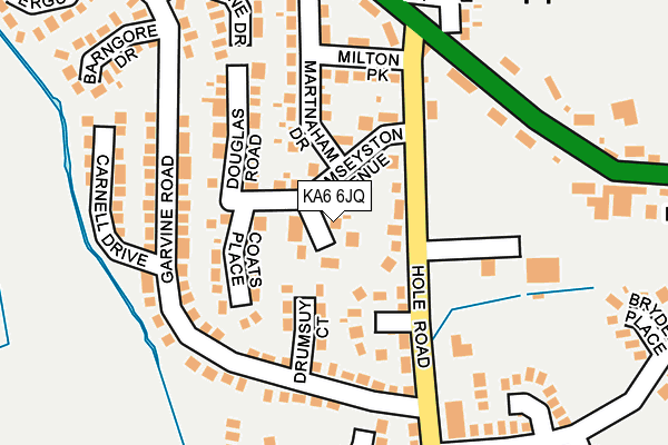 KA6 6JQ map - OS OpenMap – Local (Ordnance Survey)