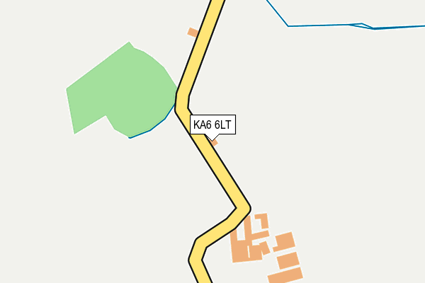 KA6 6LT map - OS OpenMap – Local (Ordnance Survey)