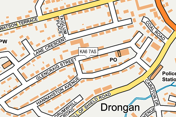 Map of THE KILTED KITCHEN LIMITED at local scale