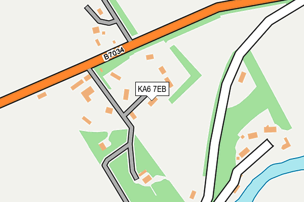 KA6 7EB map - OS OpenMap – Local (Ordnance Survey)