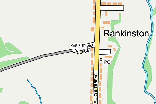 KA6 7HD map - OS OpenMap – Local (Ordnance Survey)