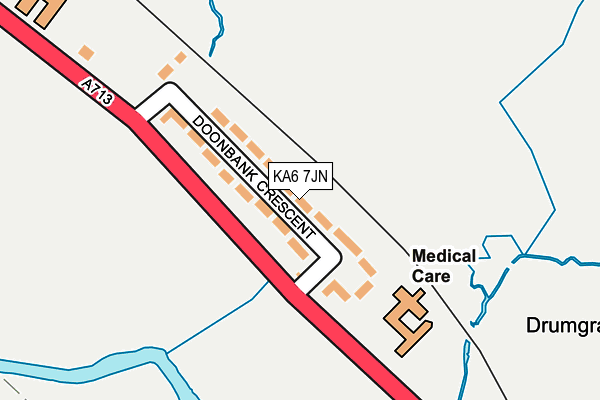 KA6 7JN map - OS OpenMap – Local (Ordnance Survey)