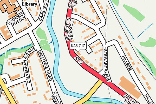 KA6 7JZ map - OS OpenMap – Local (Ordnance Survey)