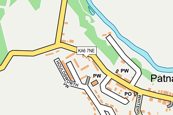 KA6 7NE map - OS OpenMap – Local (Ordnance Survey)
