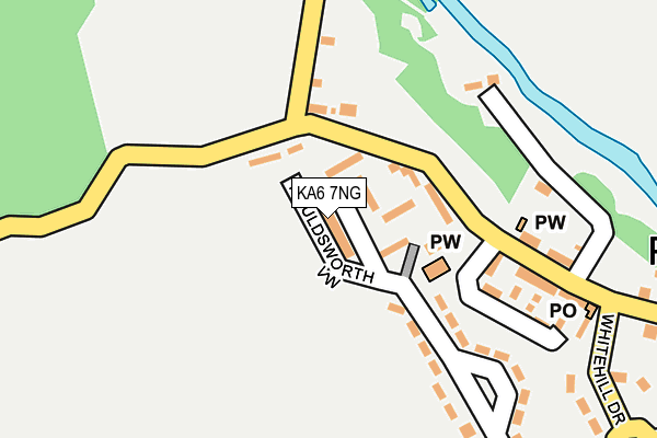 KA6 7NG map - OS OpenMap – Local (Ordnance Survey)