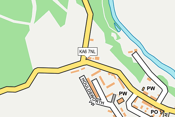 KA6 7NL map - OS OpenMap – Local (Ordnance Survey)