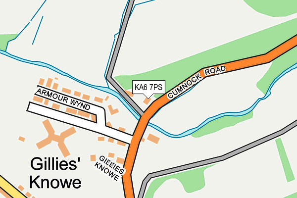 KA6 7PS map - OS OpenMap – Local (Ordnance Survey)