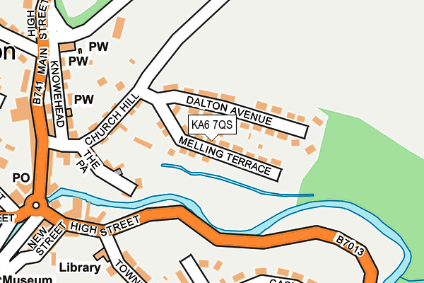 KA6 7QS map - OS OpenMap – Local (Ordnance Survey)