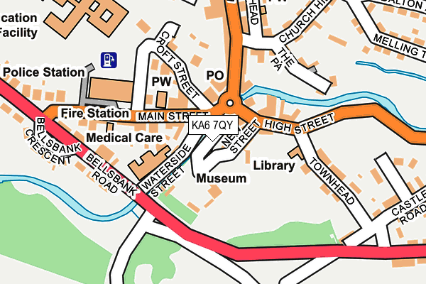 KA6 7QY map - OS OpenMap – Local (Ordnance Survey)