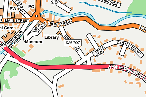 KA6 7QZ map - OS OpenMap – Local (Ordnance Survey)