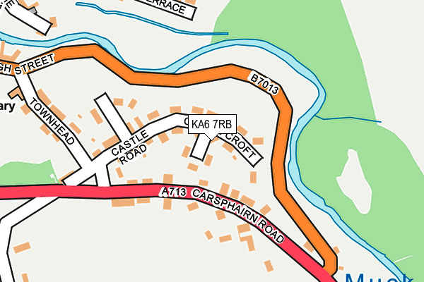 KA6 7RB map - OS OpenMap – Local (Ordnance Survey)