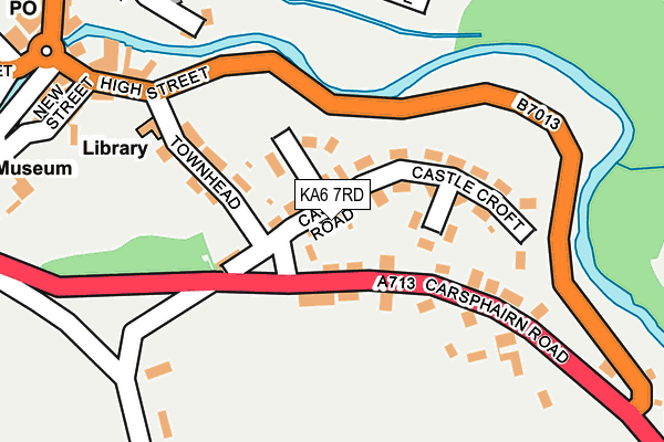 KA6 7RD map - OS OpenMap – Local (Ordnance Survey)