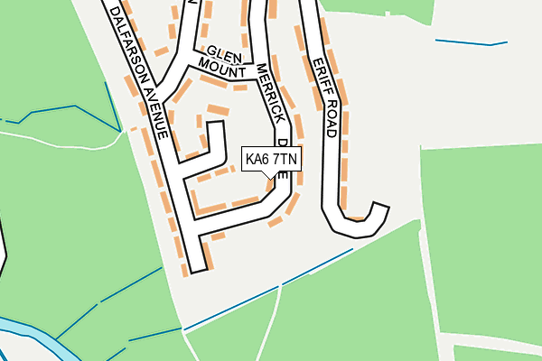 KA6 7TN map - OS OpenMap – Local (Ordnance Survey)