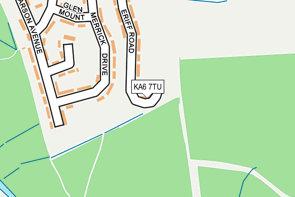 KA6 7TU map - OS OpenMap – Local (Ordnance Survey)