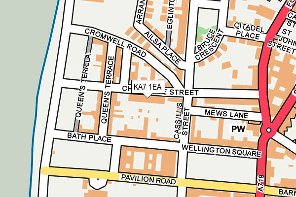 KA7 1EA map - OS OpenMap – Local (Ordnance Survey)