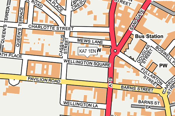 KA7 1EN map - OS OpenMap – Local (Ordnance Survey)