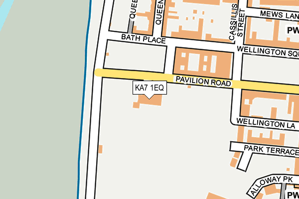 KA7 1EQ map - OS OpenMap – Local (Ordnance Survey)
