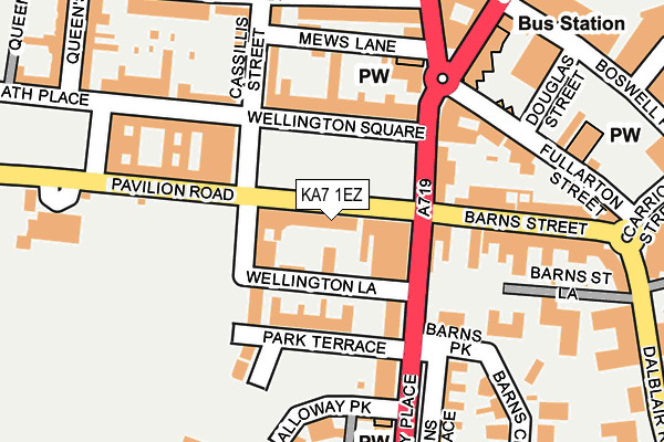 Map of W S DATA LTD at local scale
