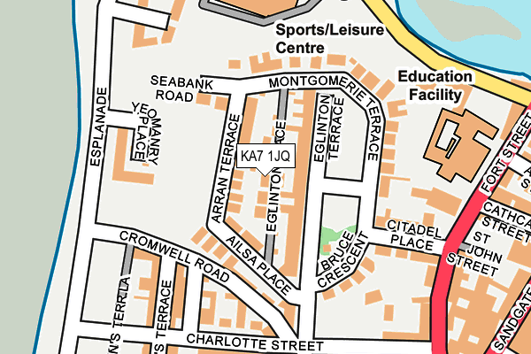 KA7 1JQ map - OS OpenMap – Local (Ordnance Survey)