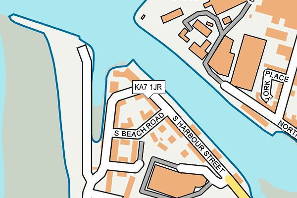 KA7 1JR map - OS OpenMap – Local (Ordnance Survey)