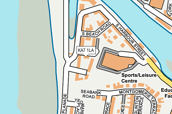 KA7 1LA map - OS OpenMap – Local (Ordnance Survey)