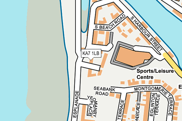 KA7 1LB map - OS OpenMap – Local (Ordnance Survey)