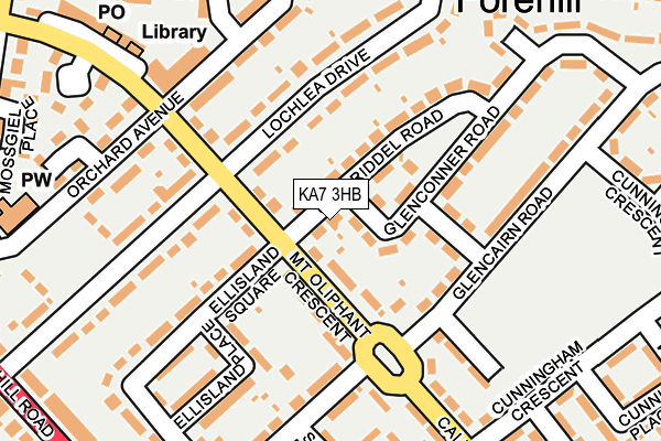KA7 3HB map - OS OpenMap – Local (Ordnance Survey)