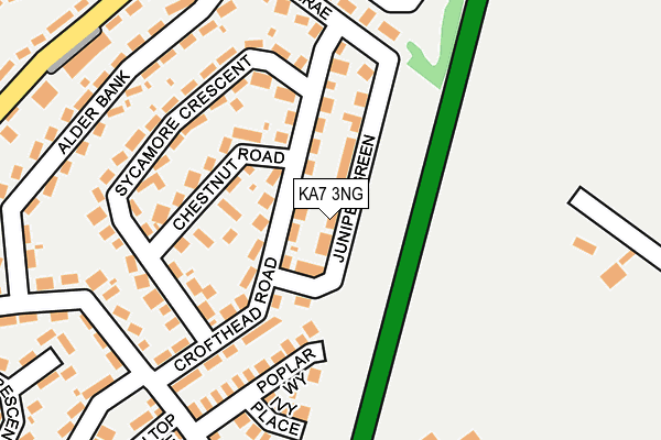 KA7 3NG map - OS OpenMap – Local (Ordnance Survey)