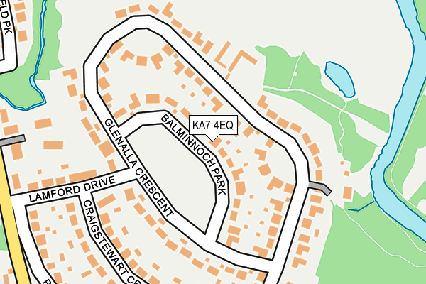 KA7 4EQ map - OS OpenMap – Local (Ordnance Survey)