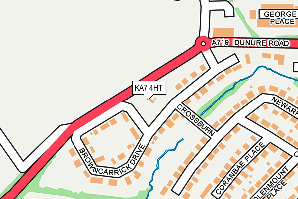 KA7 4HT map - OS OpenMap – Local (Ordnance Survey)
