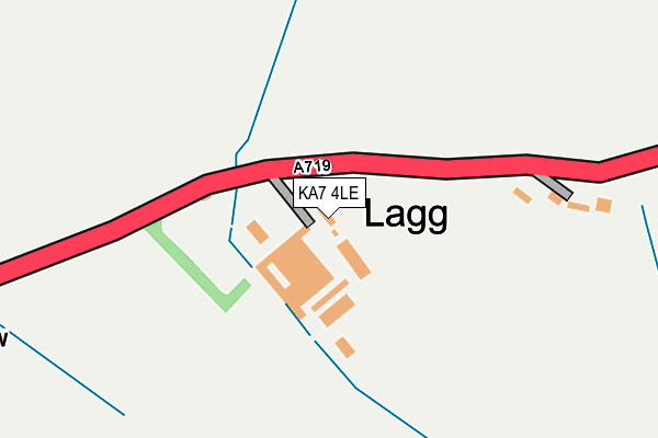 KA7 4LE map - OS OpenMap – Local (Ordnance Survey)