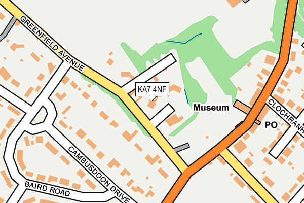 KA7 4NF map - OS OpenMap – Local (Ordnance Survey)